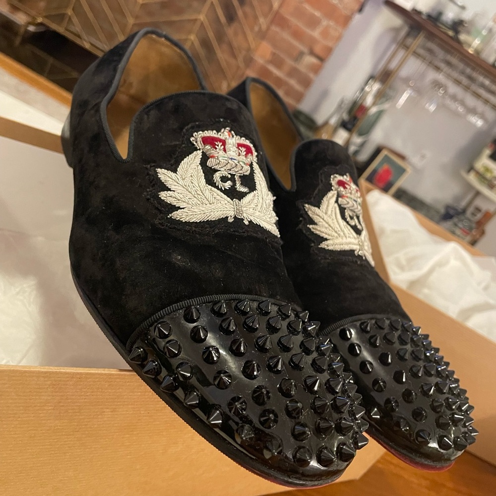 Authentic Christian Louboutin Men’s Harvanana Flats